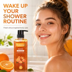 Orange Shower Scrub – Brightening Citrus Body Exfoliator for Smooth, Energized Skin