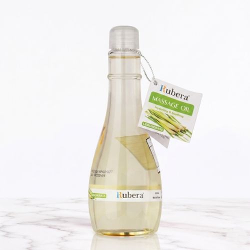 Lemongrass Massage Oil – Invigorating Aromatherapy Body Oil for Refreshed Skin