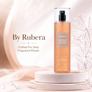 Divine Share Body Mist 250ml – Warm Gourmand Body Spray, Cognac, Vanilla & Sandalwood