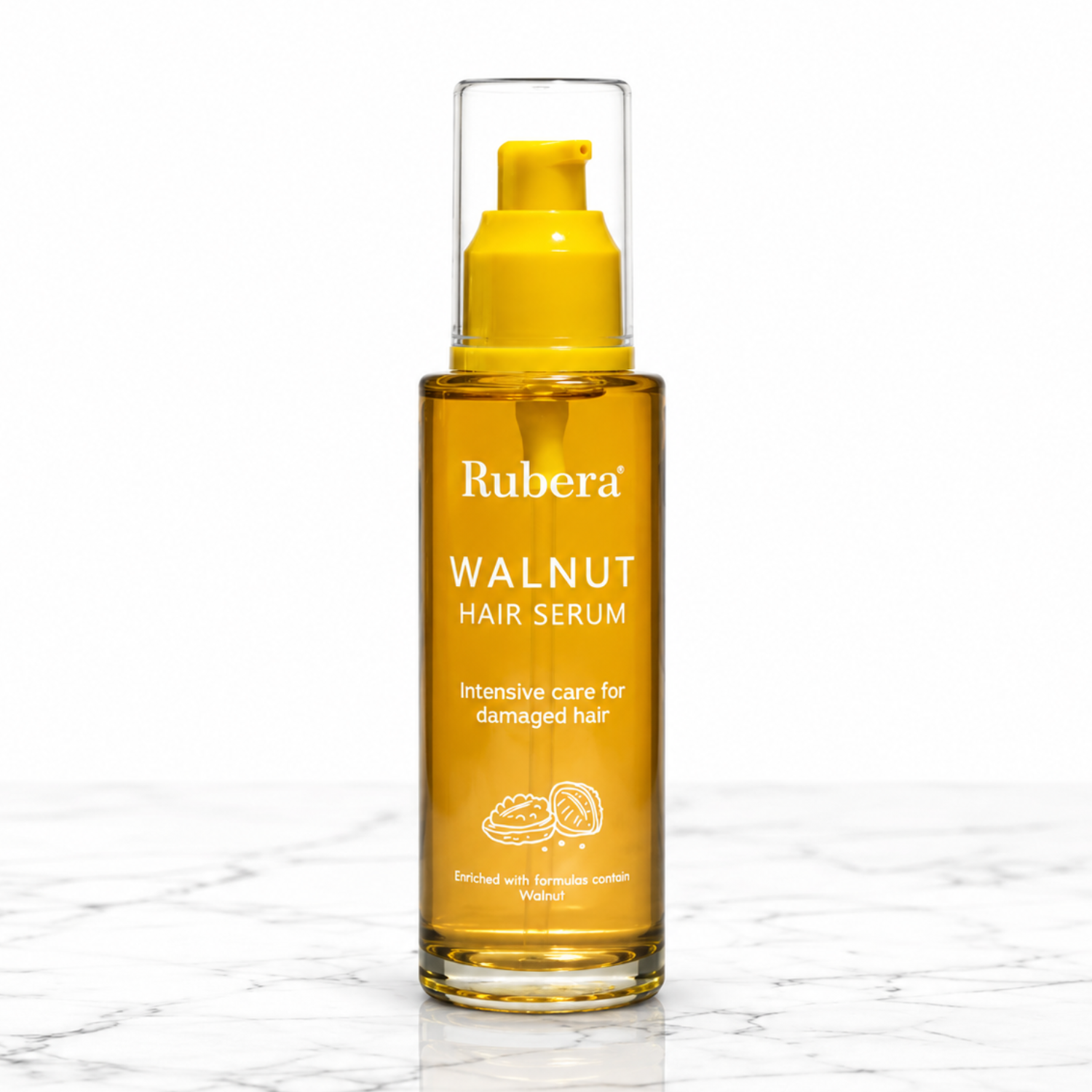 Walnut Hair Serum 100ml – Shine Enhancing Frizz Control Serum for Silky Hair