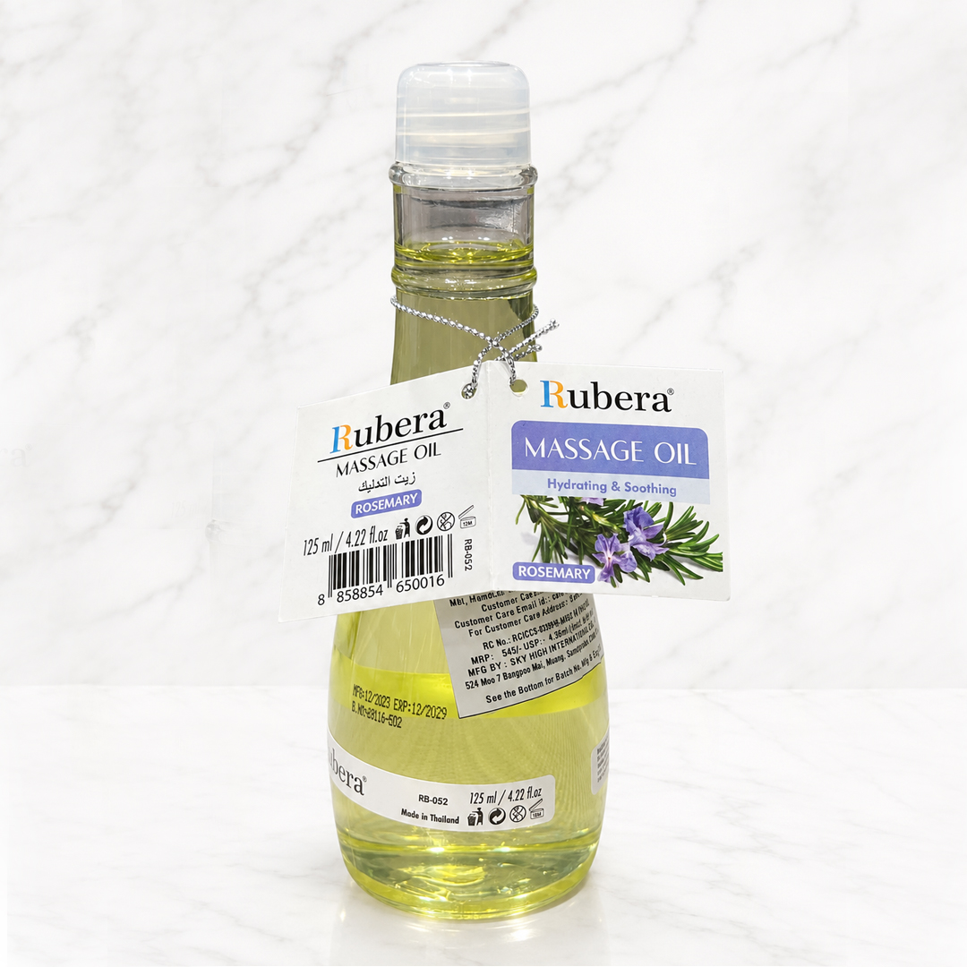 Rosemary Massage Oil with Argan – Hydrating Body Oil for Soft, Smooth Skin