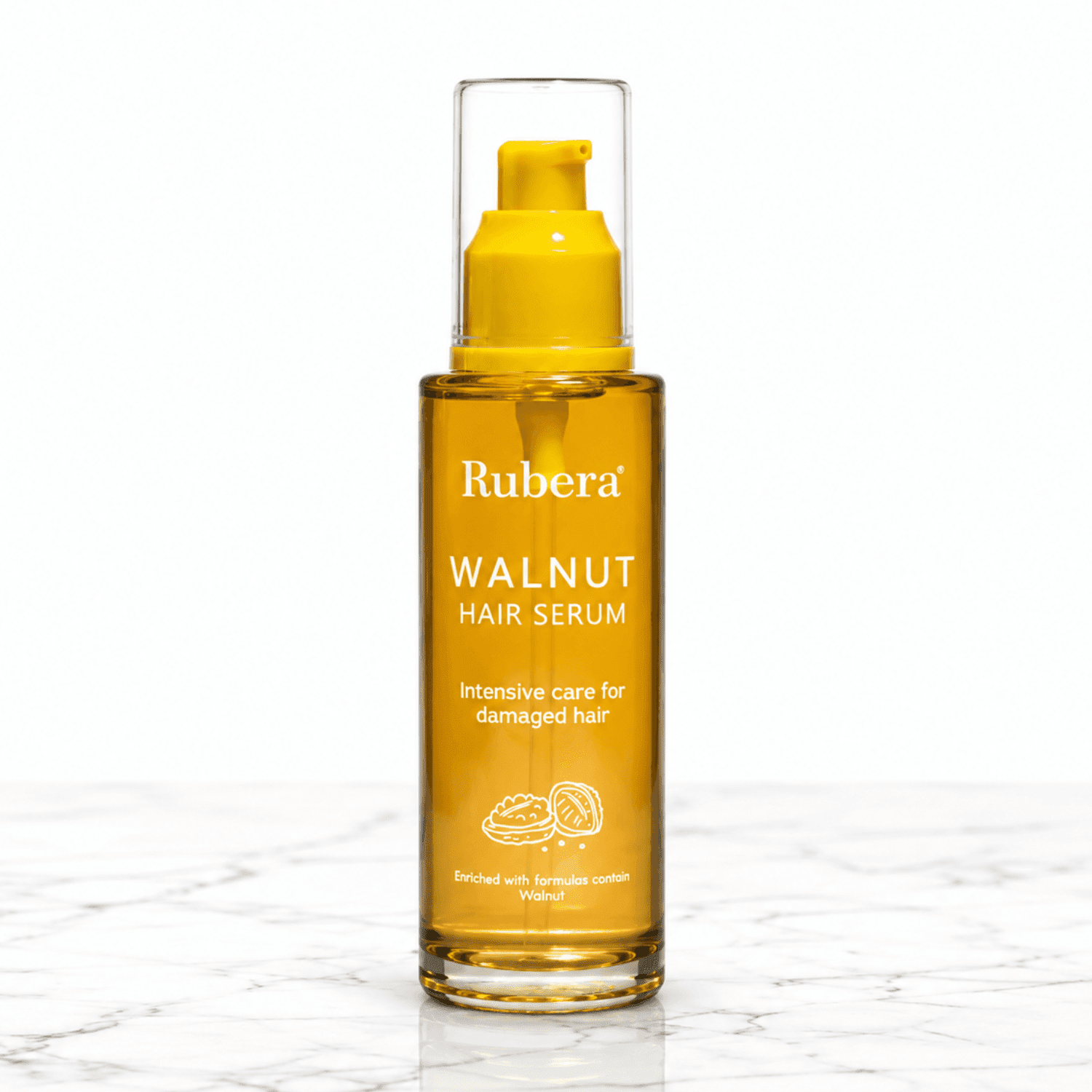 Walnut Hair Serum 100ml – Shine Enhancing Frizz Control Serum for Silky Hair